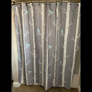 Bird on the Tree Shower Curtain